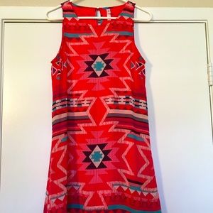 Xhilaration Sleeveless Aztec Dress